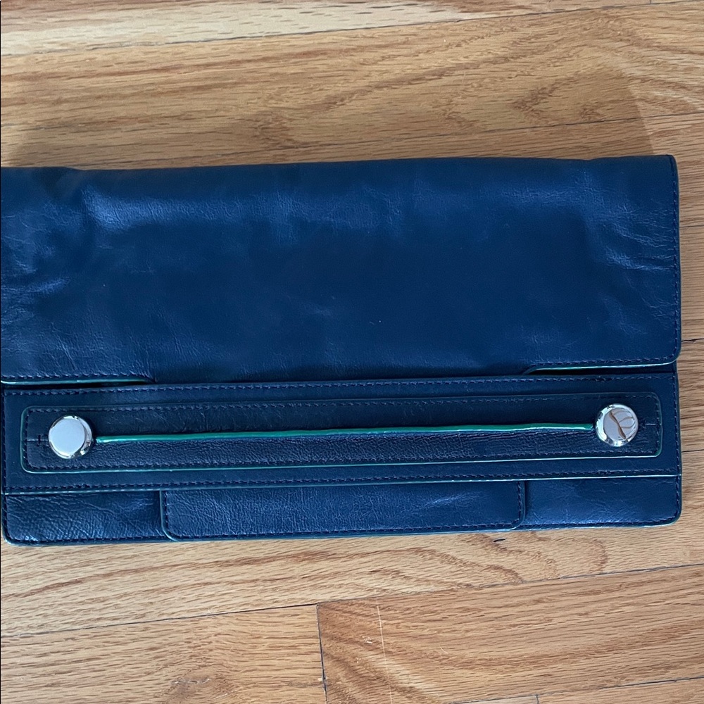 Elegant Black Leather Women’s Clutch